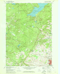 Peck Lake 1970 topographic map thumbnail