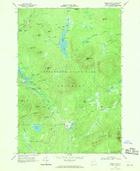 Ragged Lake 1968 topographic map thumbnail