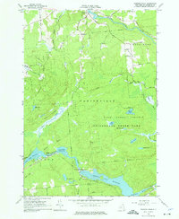 Rainbow Falls 1964 topographic map thumbnail