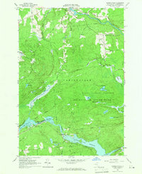 Rainbow Falls 1964 topographic map thumbnail