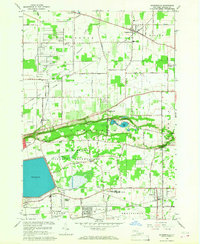Ransomville 1965 topographic map thumbnail
