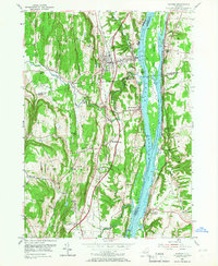 Ravena 1953 topographic map thumbnail