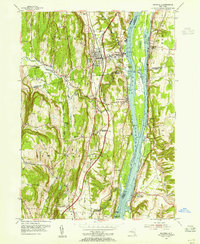 Ravena 1953 topographic map thumbnail