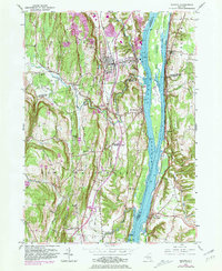 Ravena 1953 topographic map thumbnail