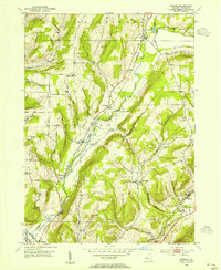 Rheims 1953 topographic map thumbnail