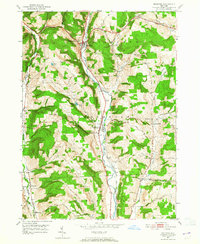 Richford 1950 topographic map thumbnail