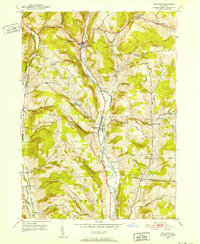 Richford 1950 topographic map thumbnail