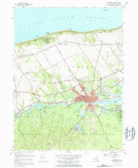 Riverhead 1956 topographic map thumbnail