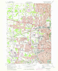 Rochester West 1971 topographic map thumbnail