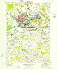 Rome 1949 topographic map thumbnail