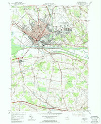 Rome 1955 topographic map thumbnail