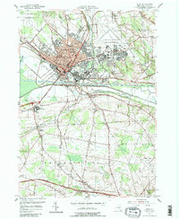 Rome 1955 topographic map thumbnail