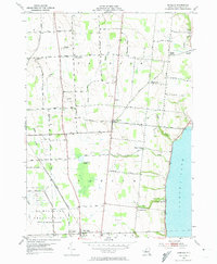 Romulus 1953 topographic map thumbnail