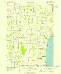 Romulus 1953 topographic map thumbnail
