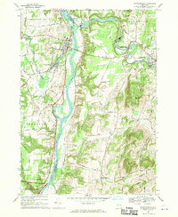 Schuylerville 1967 topographic map thumbnail