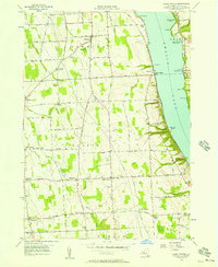 Scipio Center 1956 topographic map thumbnail