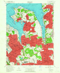 Sea Cliff 1954 topographic map thumbnail