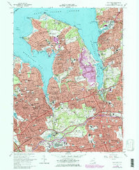 Sea Cliff 1968 topographic map thumbnail