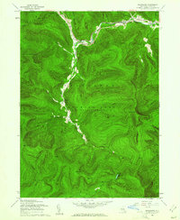 Shandaken 1960 topographic map thumbnail