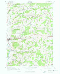 Sherburne 1943 topographic map thumbnail