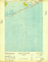 Shinnecock Bay topographic map thumbnail