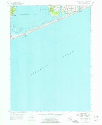Shinnecock Inlet 1955 topographic map thumbnail