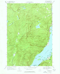 Silver Bay 1966 topographic map thumbnail