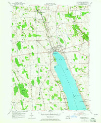 Skaneateles 1955 topographic map thumbnail