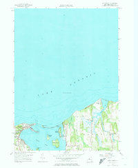 Sodus Point 1953 topographic map thumbnail