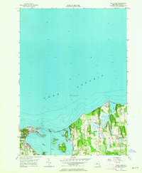 Sodus Point 1953 topographic map thumbnail