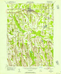 Sodus 1952 topographic map thumbnail