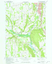 South Onondaga 1973 topographic map thumbnail