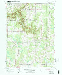 South Ripley 1954 topographic map thumbnail