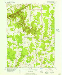 South Ripley 1954 topographic map thumbnail