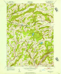 South Valley 1943 topographic map thumbnail