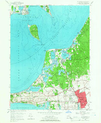 Southampton 1956 topographic map thumbnail