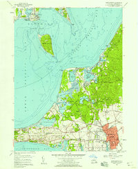 Southampton 1956 topographic map thumbnail