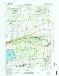 Ransomville 1980 topographic map thumbnail