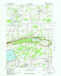 Ransomville 1980 topographic map thumbnail