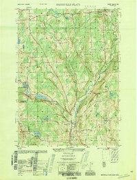 Smithville Flats 1950 topographic map thumbnail