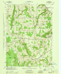 Ossian 1944 topographic map thumbnail