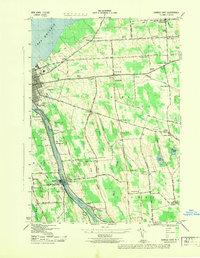 Oswego East 1943 topographic map thumbnail
