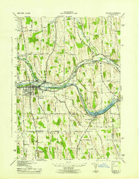 Palmyra 1943 topographic map thumbnail