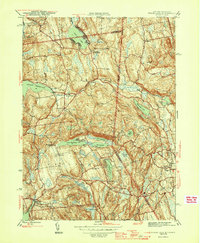 Peach Lake 1945 topographic map thumbnail