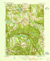 Peach Lake 1945 topographic map thumbnail