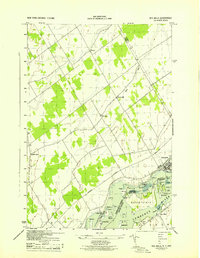 Red Mills 1943 topographic map thumbnail