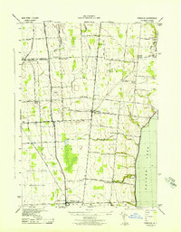 Romulus 1943 topographic map thumbnail