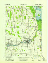 Seneca Falls 1943 topographic map thumbnail