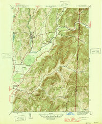 Shushan 1946 topographic map thumbnail