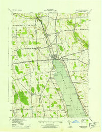 Skaneateles 1943 topographic map thumbnail